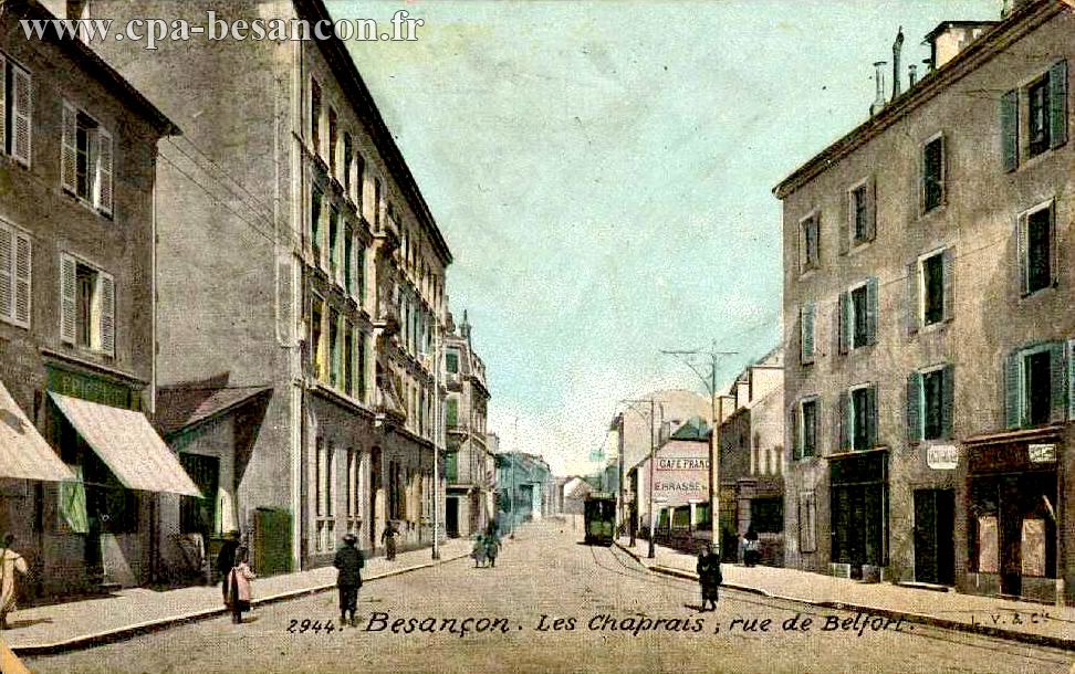 2944. Besançon - Les Chaprais ; rue de Belfort